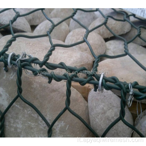 reti di erosione del suolo mesh gabion wall/panama gaviones